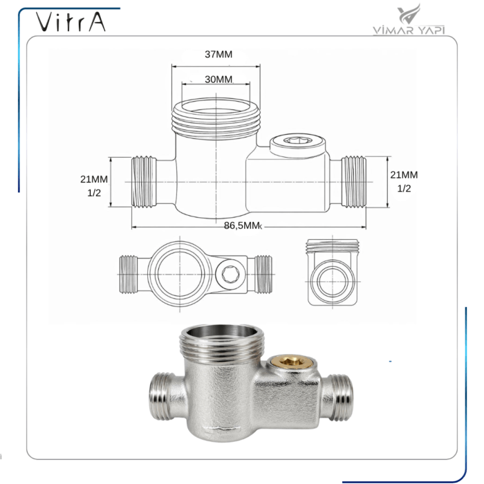431242YP1TE Pirinç Gövde (Nipelsiz) - 5999 - Görsel 2