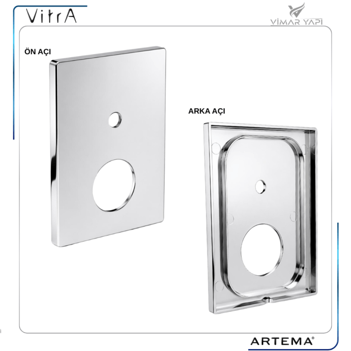 A2494301YP Rozet Ø40 Prizmatik Ank. Banyo ABS - Görsel 5