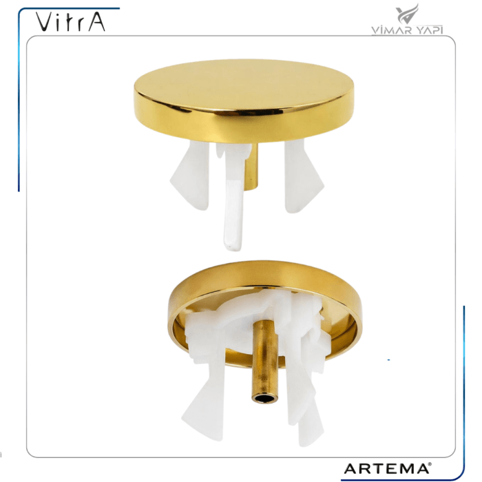 A4516674  Lavabo Taşma Yüzüğü, Soft Altın - Görsel 3