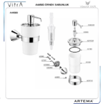 A26484YP Pompa Sıvı Sabunluk 1000ml - Görsel 2