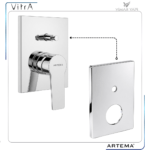 A2494301YP Rozet Ø40 Prizmatik Ank. Banyo ABS - Görsel 2