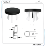 A4516636WTC Taşma Yüzüğü_Mat Siyah - Görsel 2