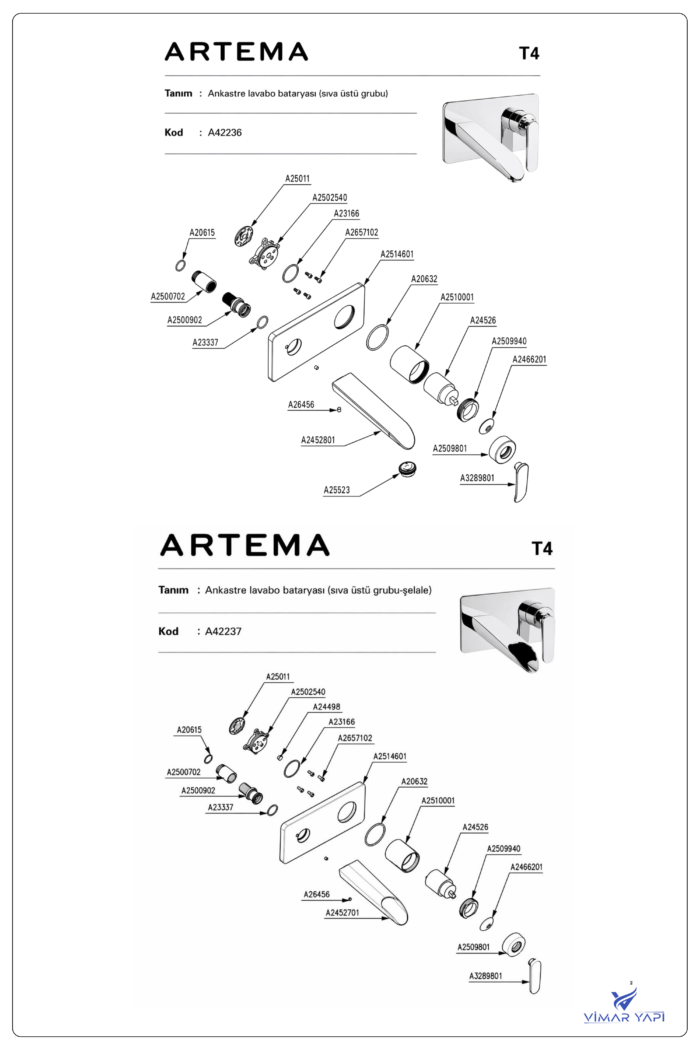 A3289801YP Kumanda Kolu Zamak Ank. Lav. T4 - Görsel 5