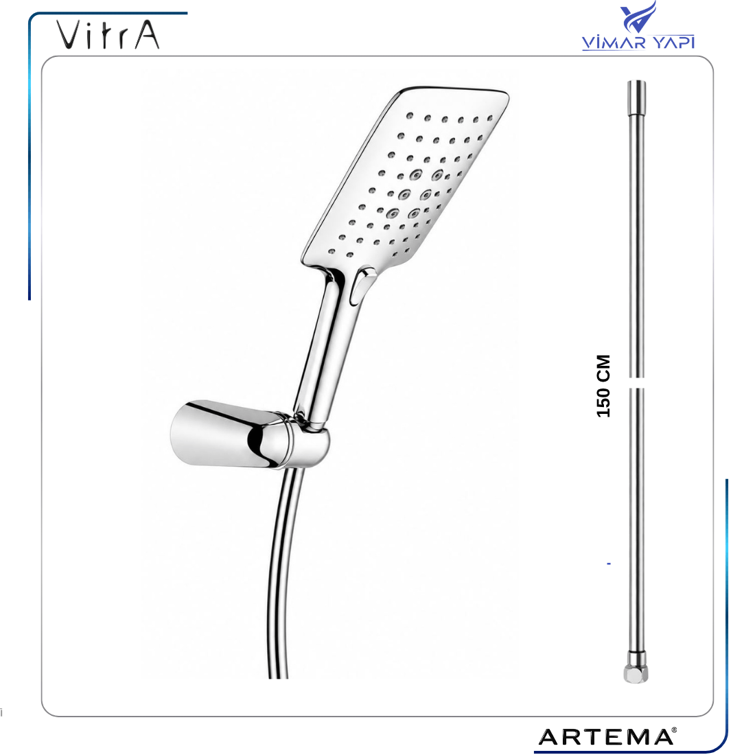 A45629STA Shine Square 3F El Duşu Takımı