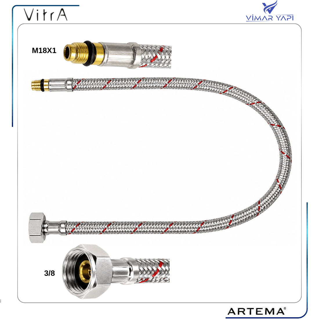 GÜNCEL TASARIM (1408 x 560piksel) (16) A3970198YP SPX Hortum - M8x1x18xG3/8 L600 DN6 İnce Dişli - Görsel 1