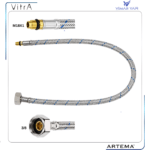 A3970196YP M8x1x18xG3/8 L600 DN6 İnce Dişli