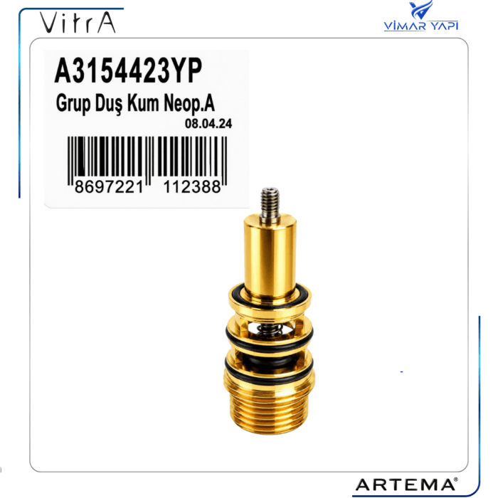 A3154423YP Grup Duş Kumandası Neoperl Altın - Görsel 5