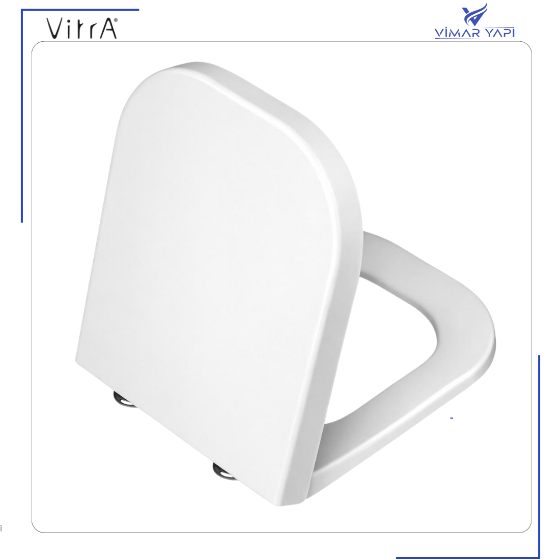 74-003-009 VitrA Retro Soft Close Klozet Kapağı Beyaz 74-003-009 VitrA Retro Soft Close Klozet Kapağı Beyaz - Görsel 1