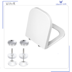 74-003-009 VitrA Retro Soft Close  Klozet Kapağı Beyaz - Görsel 2