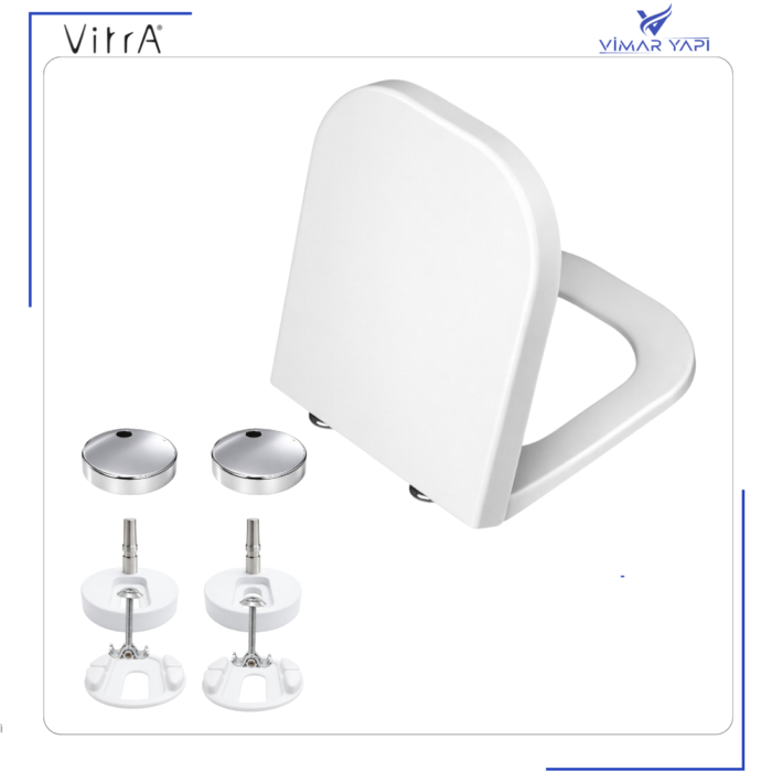 74-003-009 VitrA Retro Soft Close  Klozet Kapağı Beyaz - Görsel 2