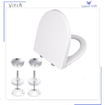 97-003-009 Vitra Form 500 Klozet Kapağı, Yavaş Kapanır - Görsel 2