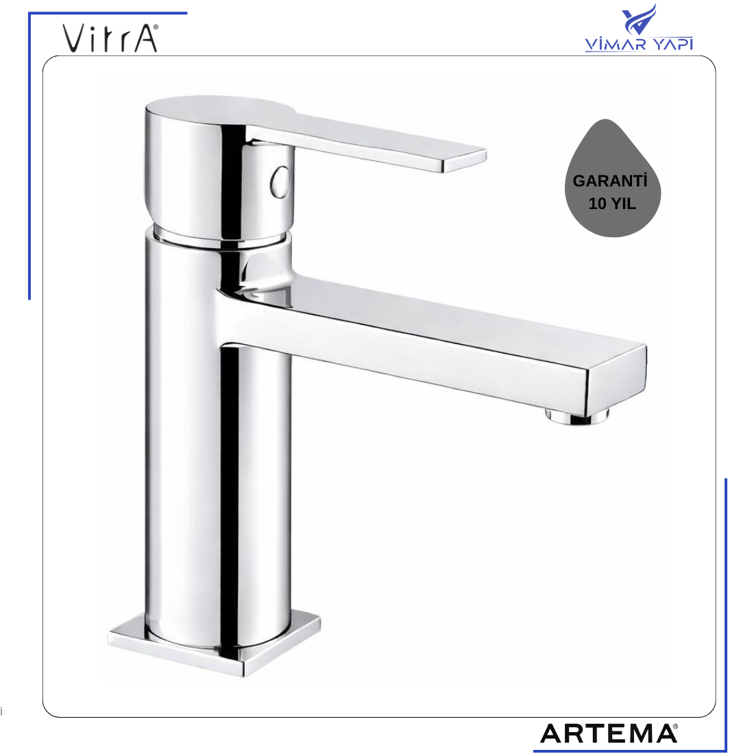 A41936 Artema Flo S Lavabo Bataryası A41936 Artema Flo S Lavabo Bataryası - Görsel 1