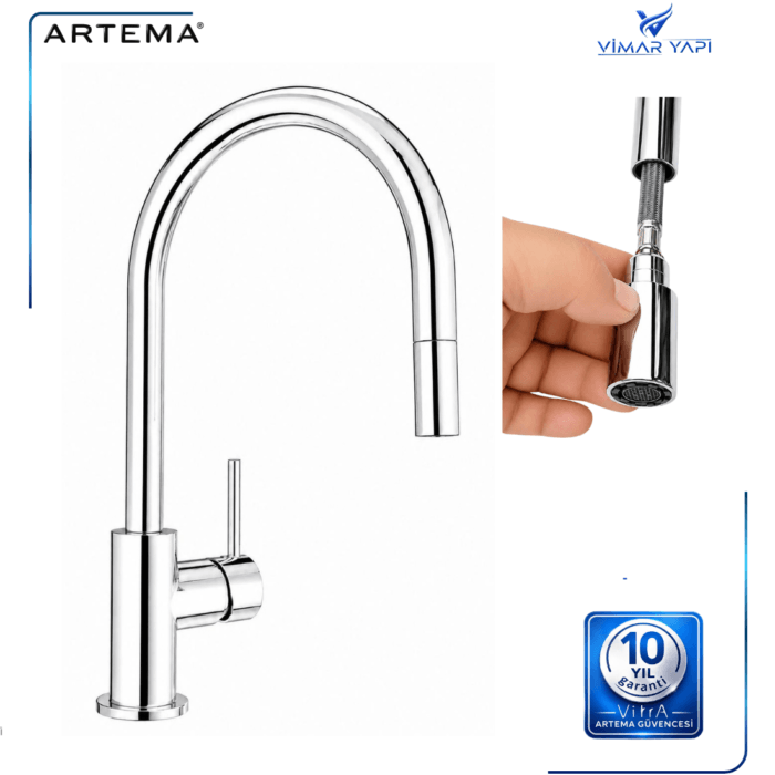 A43749 Shift P-Down Eviye Bataryası, Krom - Görsel 4