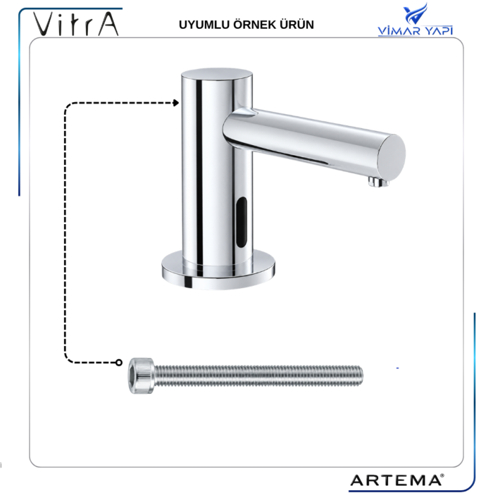 A22520YP Vida M4x40 DIN 84 Inox 304 SB - Görsel 2