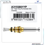A3155901YP Ankastre Duş Kumanda-Citec DI12PBA01 - Görsel 3